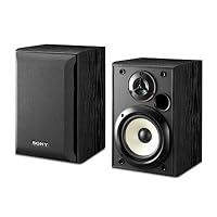 Sony SS-B1000 2-Way Bookshelf Speakers HOP Cone Woofer Nano-Fine